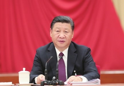 　　中国共产党第十八届中央委员会第七次全体会议，于2017年10月11日至14日在北京举行。中央委员会总书记习近平作重要讲话。 新华社记者马占成摄<br>