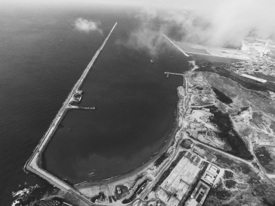 茂名港博贺新港区防波堤工程项目。 通讯员龙上娣摄<br>