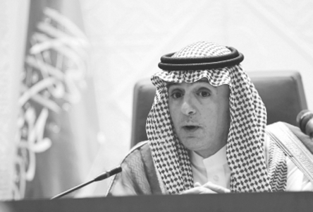 　　8日，沙特利雅得，沙特阿拉伯外交大臣朱拜尔召开新闻发布会。朱拜尔说，沙特与加拿大之间的外交风波没有调解余地，沙特正考虑对加采取进一步措施。<br>